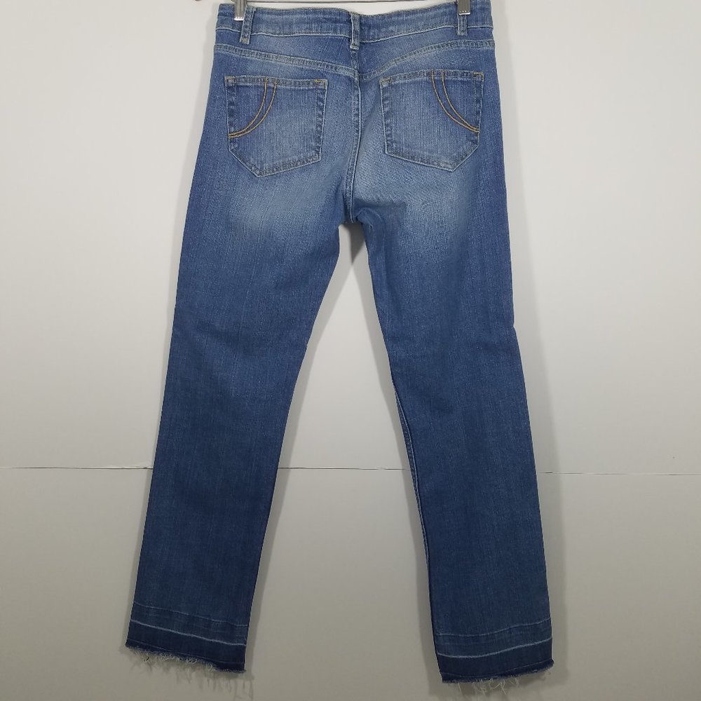 Maje Distressed Ankle Jeans Size 38 - Picture 6 of 8